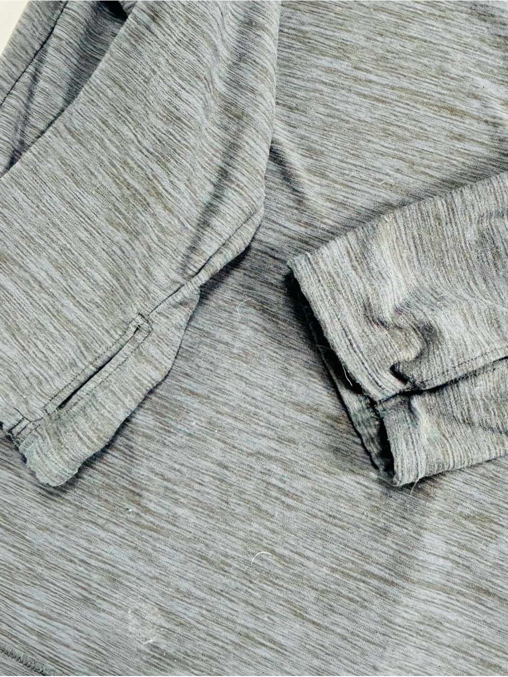 Danskin Lightweight Hooded Pullover - Heather Gray W534 - Picture 3 of 8